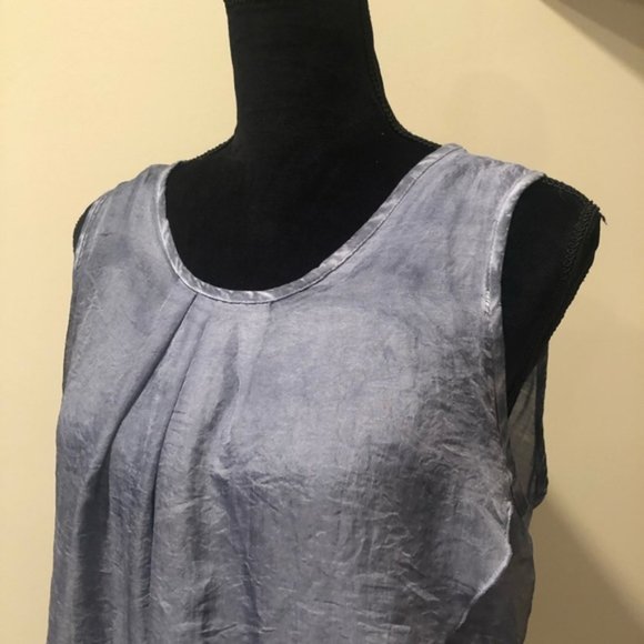 Minkas tunic tank top with lace accents - Picture 2 of 9